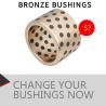 China EN Copper Alloy Bearing | CuZn25Al6Fe3Mn3 Graphite Sleeve Brass Bushing for Chain Conveyors wholesale