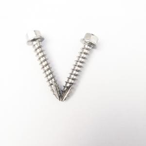 China A4 Grade SS 316 Stainless Steel Indented Hex Head Self Tapping Wood Screws Timber Type 17 supplier