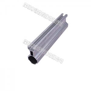 China Silvery Color Aluminium Alloy Pipe AL-DY 6063-T5 For Logistic Equipment Assembly supplier