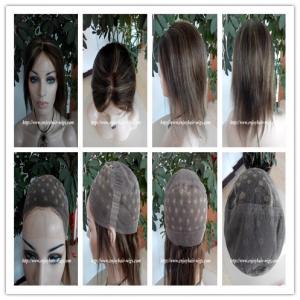 Human hair full lace wig  10"-26"L 4#/27#color Straight indian remy hair,120%-180% density