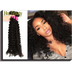 China Black Brazilian Remy Deep Wave Human Hair Extensions 5A 12''- 32'' supplier