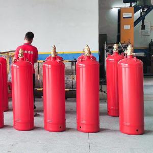 ISO Approved HFC-227ea 40L - 180L Fm200 Cylinder Gas Steel Cylinder