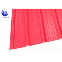 China Construction Corrugated Pvc Roofing Sheets 1.3mm To 3.0 Mm Substitute For Asbestos Tile on sale