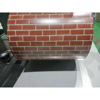 China Sandwich Panel Prepainted Aluminium Coil Low Density Brick Grain Width 600-1600MM on sale