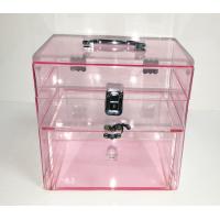 China OEM Pink Promotion Display Cosmetic Holder Acrylic Brochure Display on sale