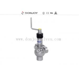 China 1 Inch SS 316L Sanitary Manual Regulating Single  Seat Valve with Welding Ends supplier