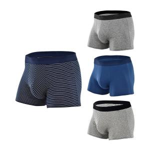 Knitted Men Boxer Shorts Breathable Soft Boxers Male Cotton Underwear