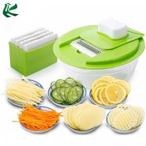 5-blade Mandolin Vegetable Slicer, Easy Operated Manual Mandolin Fruit Vegetable Slicer