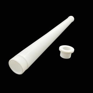 PTFE Tube Dispersion Resin Extruded Plastic White And High Temperature Resistance