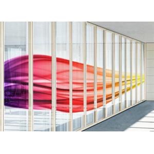 Fashion Digital Images Printed On Glass 6~12mm Thickness For Interior Partition