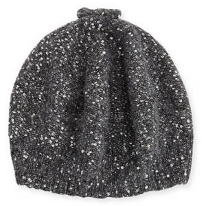 New arrival allover sequined bow french beret Hat