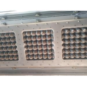 China Waste Paper Pulp Egg Tray Making Machine , Fruit Tray Making Machine Large Output 2500-3000pcs/h 4*4 molds PLC Controlled wholesale