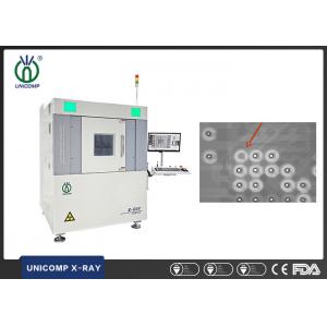 China X-ray machines manfuacturer Unicomp microfocus 130kV X-ray AX9100 with 2.5D FPD oblique view for PCBA IC BGA PTH