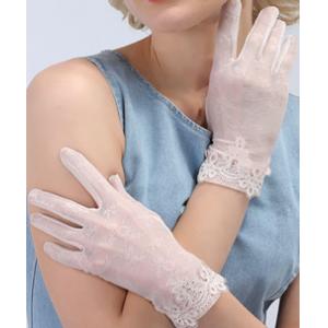 China Women Summer Sun Protection Gloves Elegant Wedding Gloves Touch Bike supplier