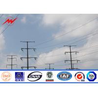 China  Electrical Galvanized Power Transmission Poles For 69kv Electrical Line on sale