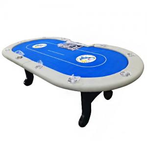 Casino Standard Led Texas Hold Em Poker Table With Customized Size