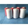 Low Shrinkage Strong 100 spun polyester yarn For Jeans / Caps / Handbags Sewing