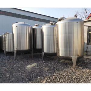 3 Tons 5 Tons 8 Tons Used Stainless Tanks Atmospheric Pressure