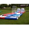 Welded Funny Outdoor Inflatable Toys Inflatable Zorb Ball Race Ramp