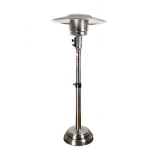 Commercial Fire Sense Stainless Steel Patio Heater Round Style 460mm Diameter