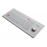 China 106 Keys Medical Membrane Switch Keyboard Trackball Front Panel Mounting on sale