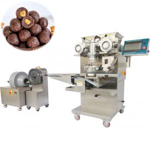 China Chocolate filled date ball/ chocolate peanut butter protein balls making machine/date ball rolling machine supplier
