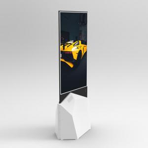 1.98cm Thickness Indoor Digital Signage With Dual Screen Aluminum Alloy Frame