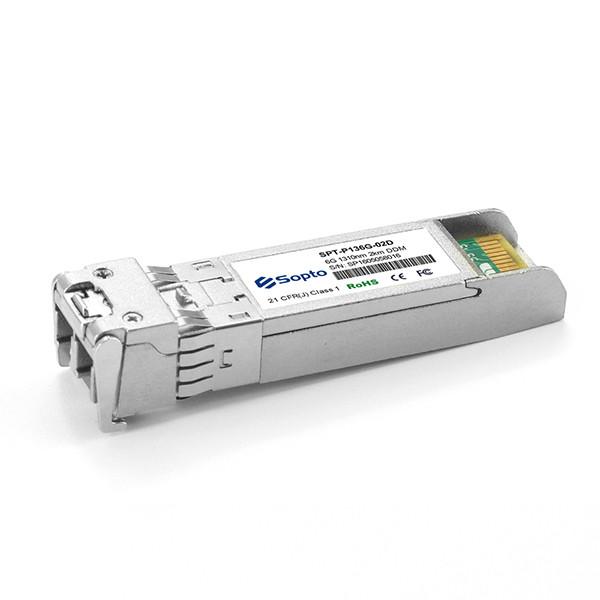 6G LTE SFP Module Single Mode SM / MM Fiber With DDM Commercial Temperature