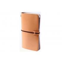 China N52-L Primary Colour Handmade Leather Journal Vintage Leather Notebook on sale