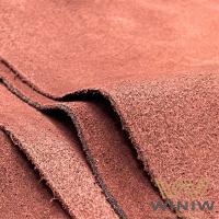 China Breathable Microfiber Synthetic Suede Leather Fabric for Horse Saddles on sale