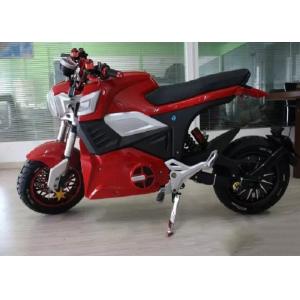Direct Hub Motor Drive Electric Sport Motorcycle Disc Brake 70km / H Max Speed