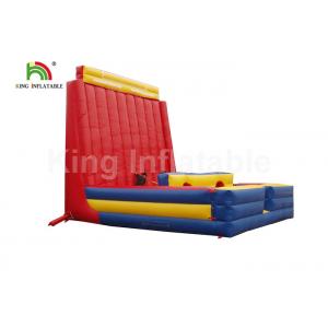 China Commercial Outdoor Inflatable Sports Games / Bouncer Rock Climbing Wall supplier