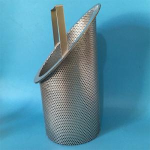 China 304 316L Stainless Steel Mesh Filter Baskets With Excellent Corrosion Resistance supplier