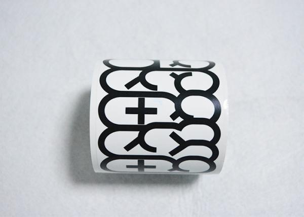 Custom printed self adhesive eggshell sticker with 165gsm art paper liner