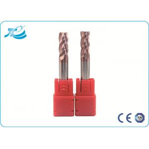 China Carbide Corner Radius End Mill Milling Cutter Tools , Corner Rounding End Mill supplier