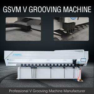 CNC Sheet Metal Grooving Machine For Metal Curtain Wall V Groover Machine 1240