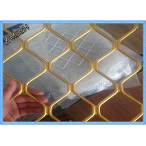 China Heavy Duty Diamond Expanded Metal Mesh Decorative Aluminum Spray Paint 4 X 8 supplier