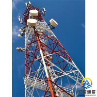 Q235b Q345b Self Supporting Angle Tower With Flat Steel Plate Base