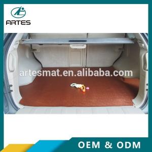 China Anti Skid Rubber Pvc Trunk Protector Mat Xpe Mustang Trunk Carpet supplier