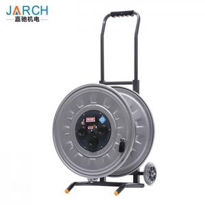 100m Multi Dustproof sockets rubber Portable cable reel, Retractable Hose Reel drum cable trayhose reel stand