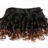 1B/4/27 3 Tone Ombre Malaysian Bouncy Curly Hair Bundles Remy Human Hair