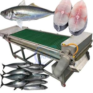 Mackerel Fish Cleaning And Cutting Machine Stable Anti Erosion