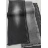 China Siro 10.6oz Black/Black with full width 170cm construction 8+8x12/55/75TR Denim fabric  JSD3406A for jeans wholesale
