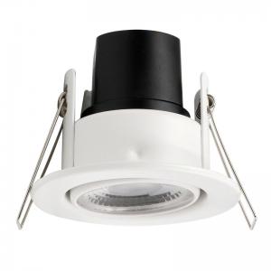 Cri 80 Tilt Matt Cool White SMD LED Downlights 60 Degree Beam Angle