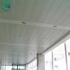 Building Decorative Wooden Grain Aluminum Wall Panel 1220mm For Clip In Metal Ceiling Tiles