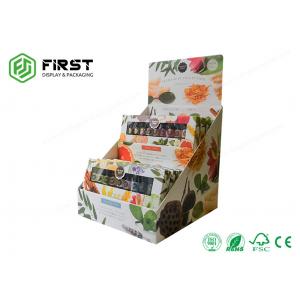 Custom Retail Advertising POP Paper Displays Counter Top Cardboard Display Unit