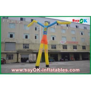China Air Dancing Man 7m High Heavy Duty Inflatable Air Dancer Man With Custom Logo For Promotion supplier