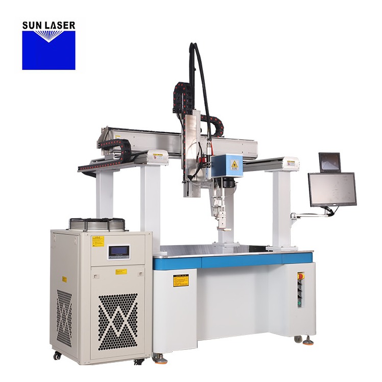 2000W 4-Axis CNC Fully Automatic Continuous Laser Welding Machine with External Water Cooling System