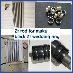 21 - 27mm Diameter Zr702 Zirconium Rod / Bar For Making Black Wedding Band