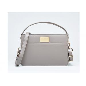 China Khaki Small Crossbody Bag Fashion Design , Pu Leather Ladies Shoulder Bags wholesale